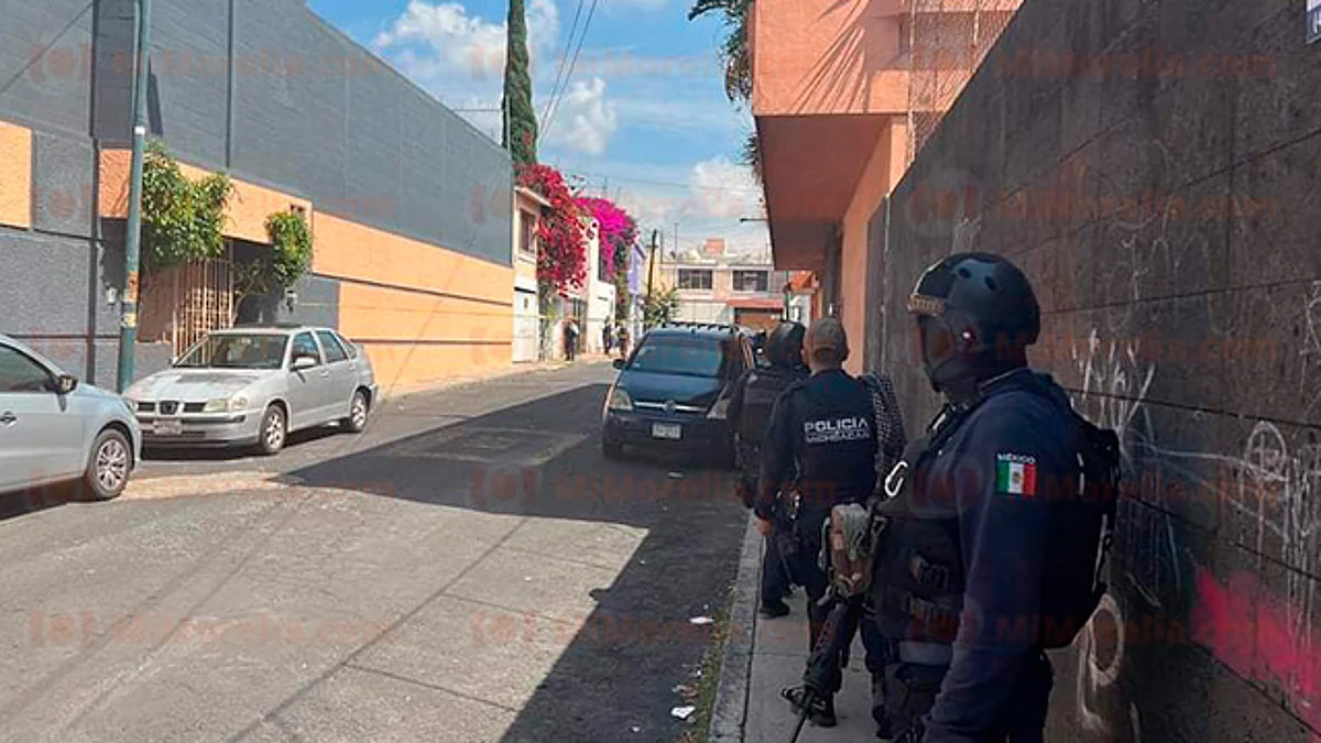 Hombre muere tras ser baleado en la zona centro de Morelia