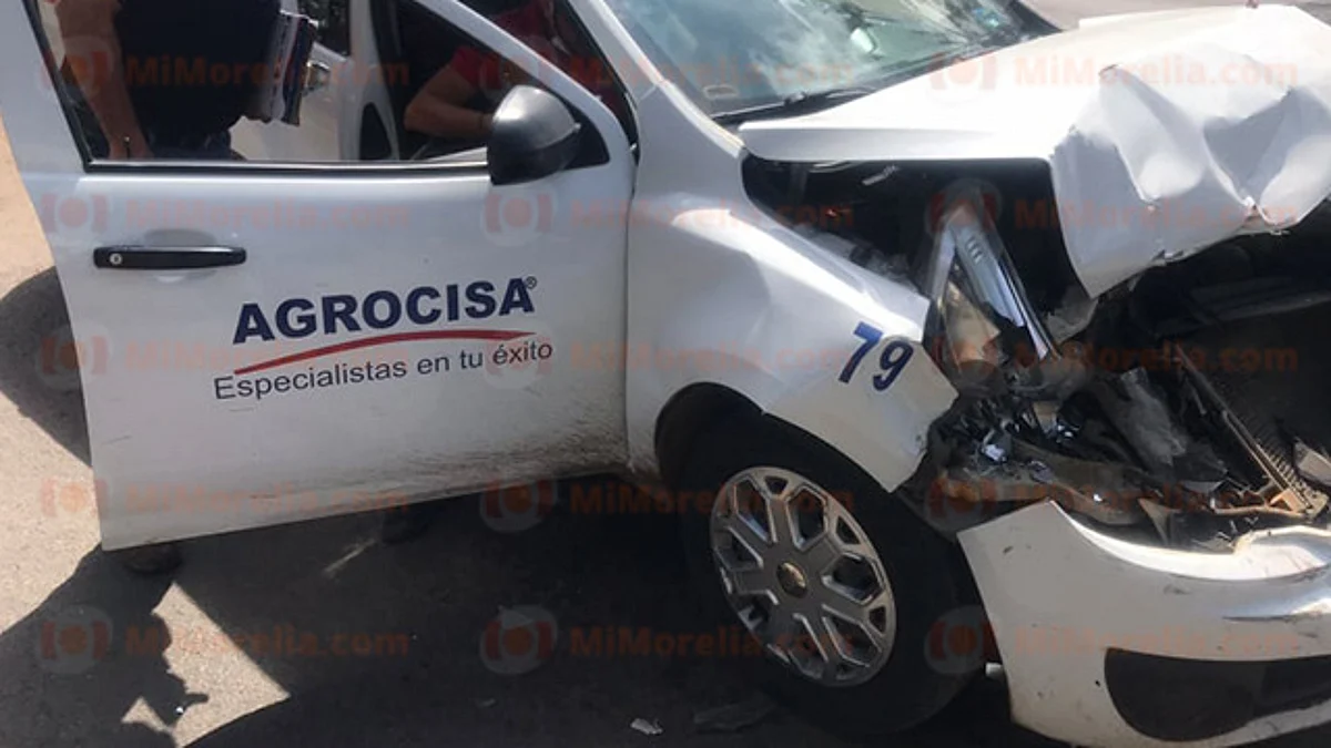 Se registra carambola en la Madero Poniente, en Morelia
