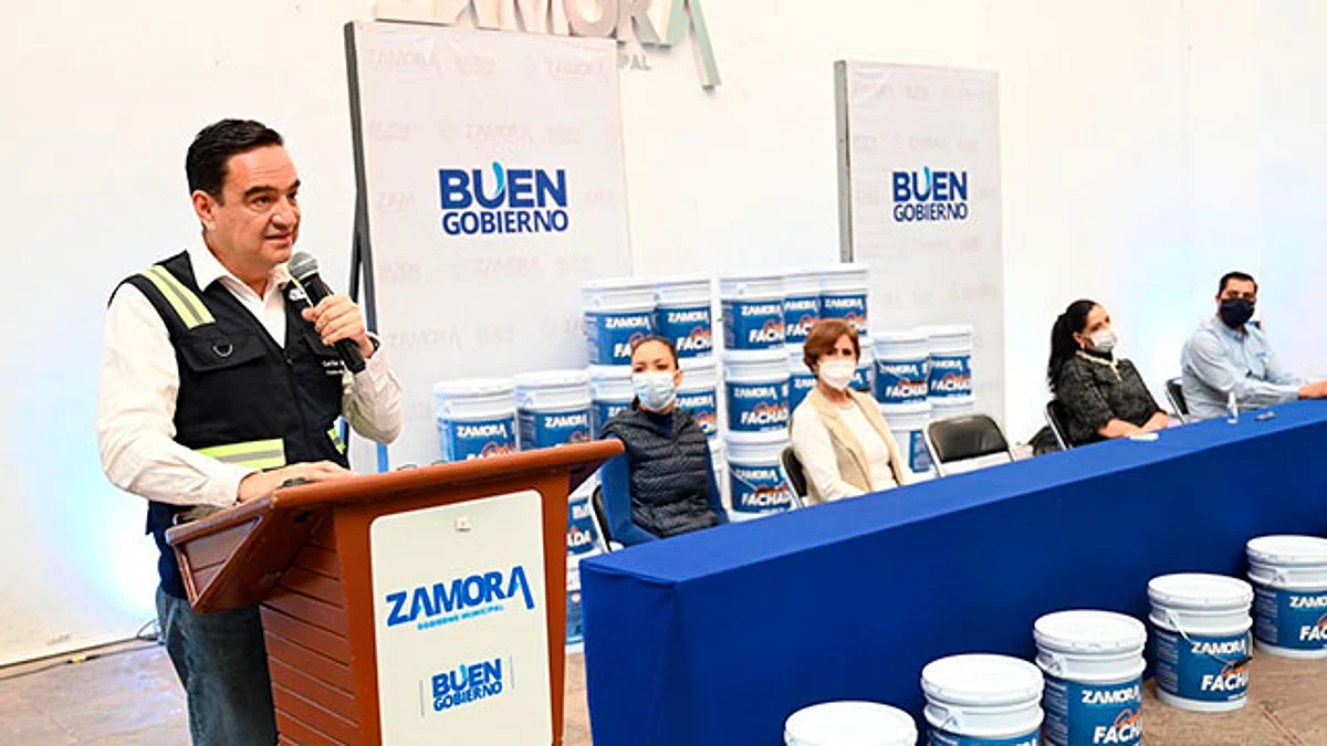 Comienza Gobierno de Zamora el programa “Pinta tu Fachada”
