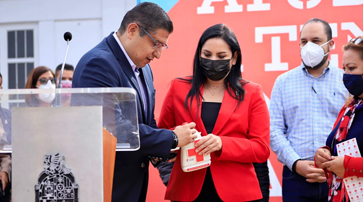 Inicia Colecta 2021 de la Cruz Roja Mexicana en Uruapan