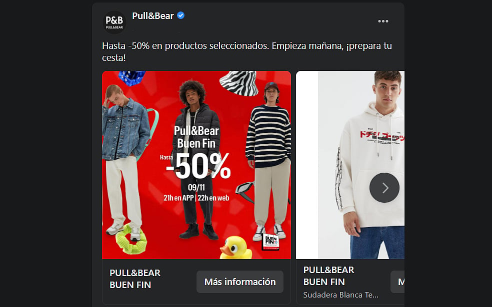 PULL AND BEAR remata tienda con -50%