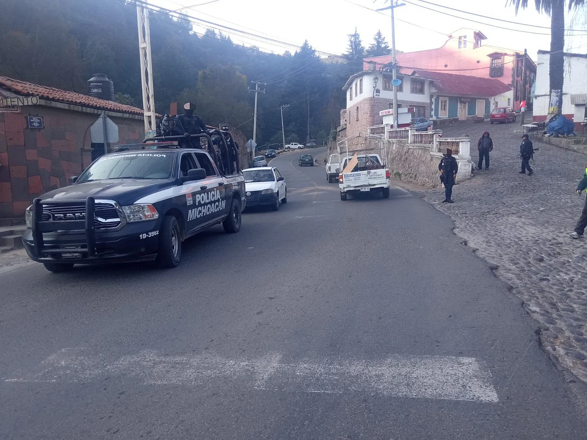 Supervisa Ortega Reyes despliegue operativo en Tlalpujahua