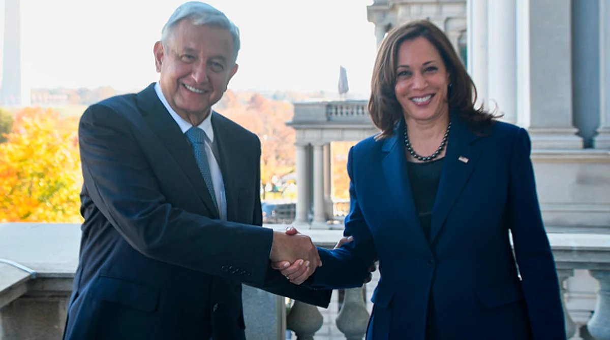Atender causas de la migración buscarán AMLO y Kamala Harris