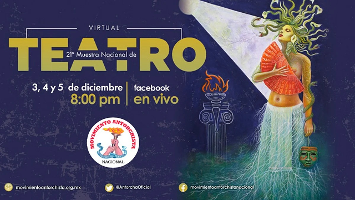 Anuncia Antorcha II Muestra Nacional de Teatro 2021