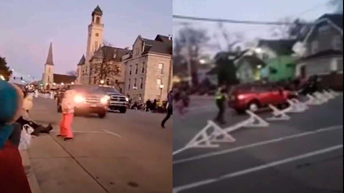 Auto embiste a multitud en desfile navideño, en EU; reportan decenas de heridos