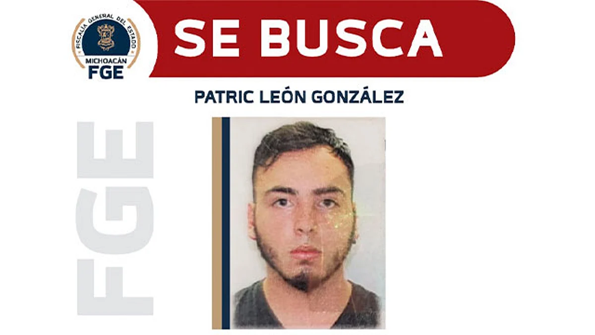 Ofrecen recompensa de 100 mil pesos para localizar y detener a Patric León González