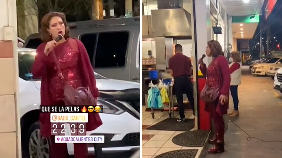 Señora hace cover de Cártel de Santa y se viraliza