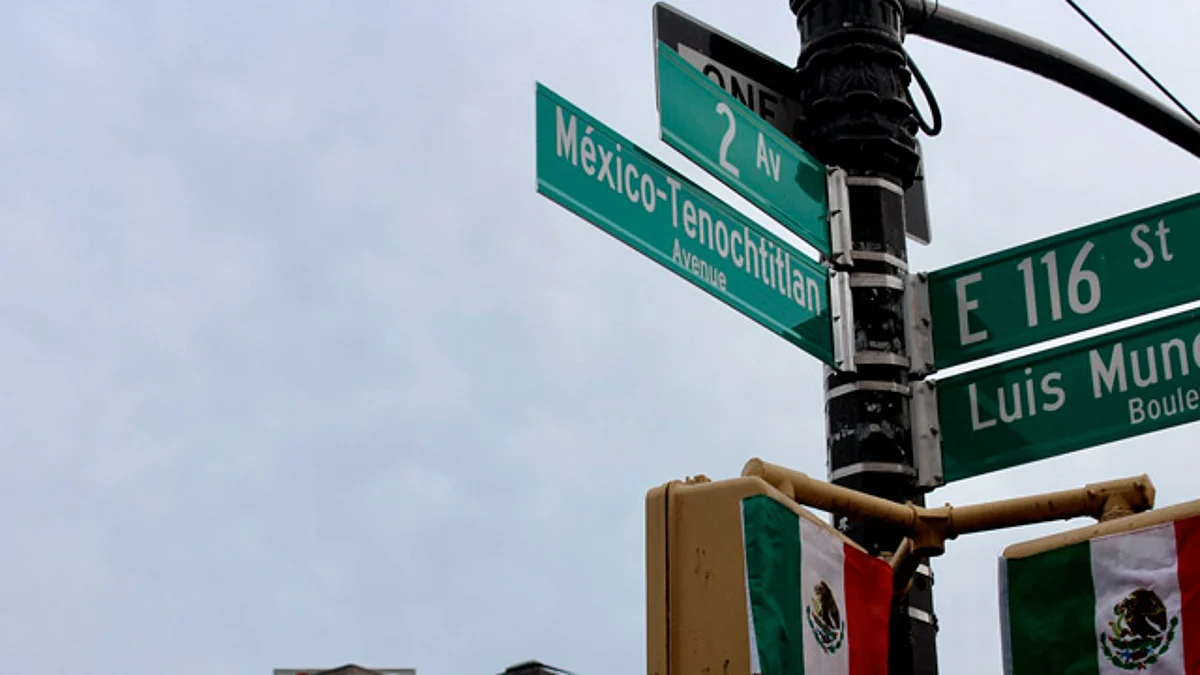 Inauguran avenida México-Tenochtitlan en el corazón de Nueva York