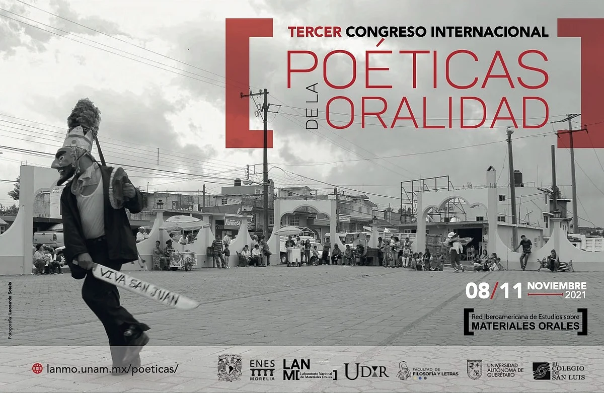 Este lunes inicia el tercer Congreso Internacional Poéticas de la Oralidad