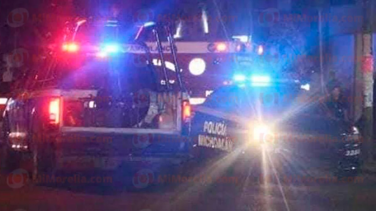 Atacan a balazos a dos hombres en Morelia; uno, de 19 años, murió