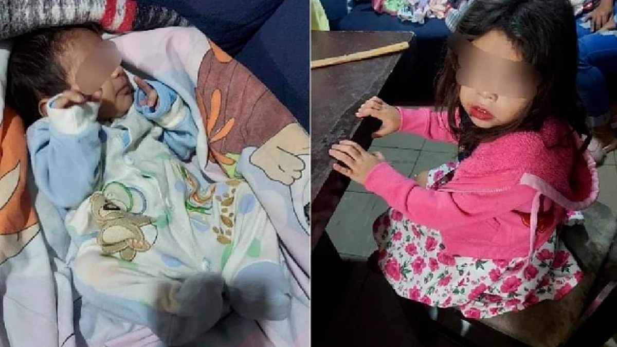 Rescatan a niña de 3 años que deambulaba sola con una bebé en brazos