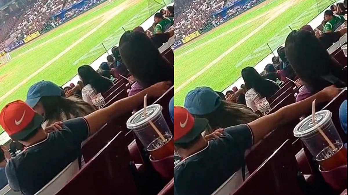 Captan infidelidad durante un partido en Culiacán