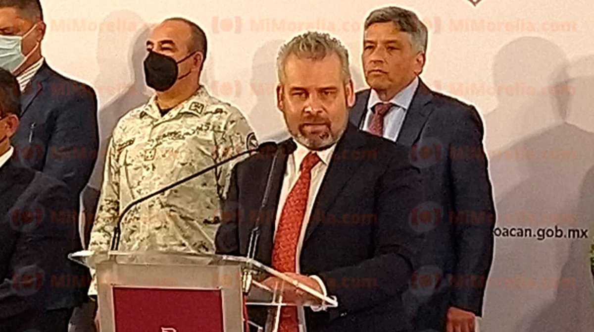 Hay contención real de incidencia delictiva en Michoacán: Bedolla
