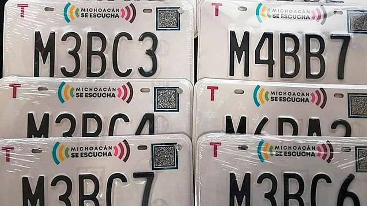 Este sería el costo de las placas y el refrendo en Michoacán en 2022