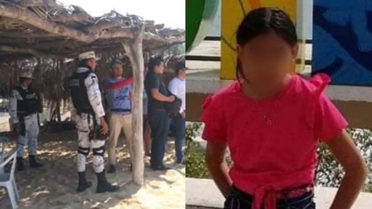 Realizan operativo para buscar a niña arrastrada por una ola en Aquila