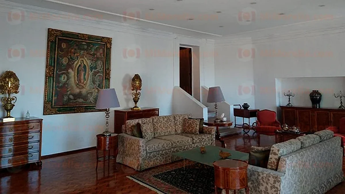 Habitación de Aureoles, blindada y con pasadizo secreto, en Casa de Gobierno