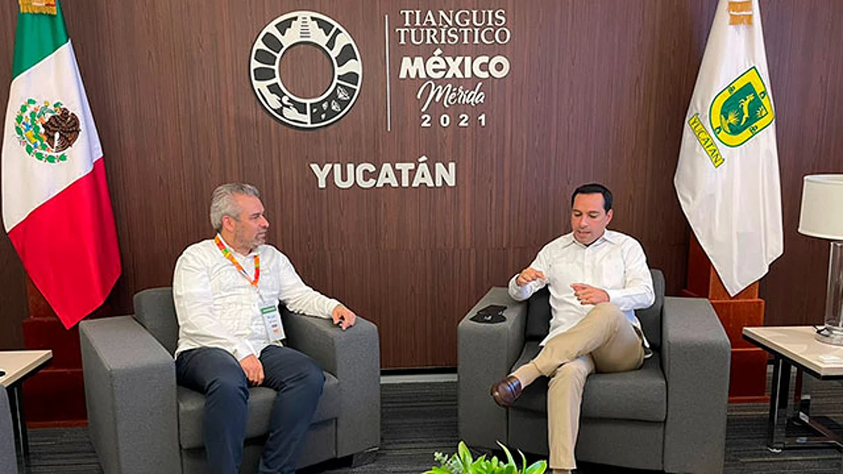 Promueve Bedolla riqueza michoacana en Tianguis Turístico de México