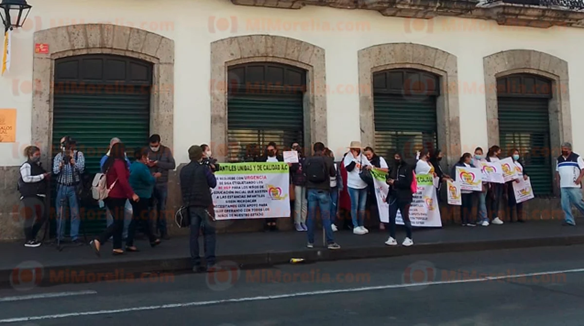 Estancias infantiles demandan recursos suficientes al Congreso de Michoacán