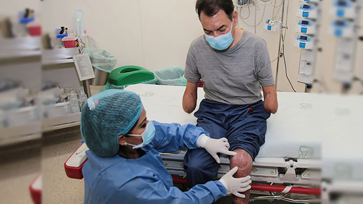 Tras 15 cirugías, IMSS salva pierna de paciente que recibió descarga eléctrica