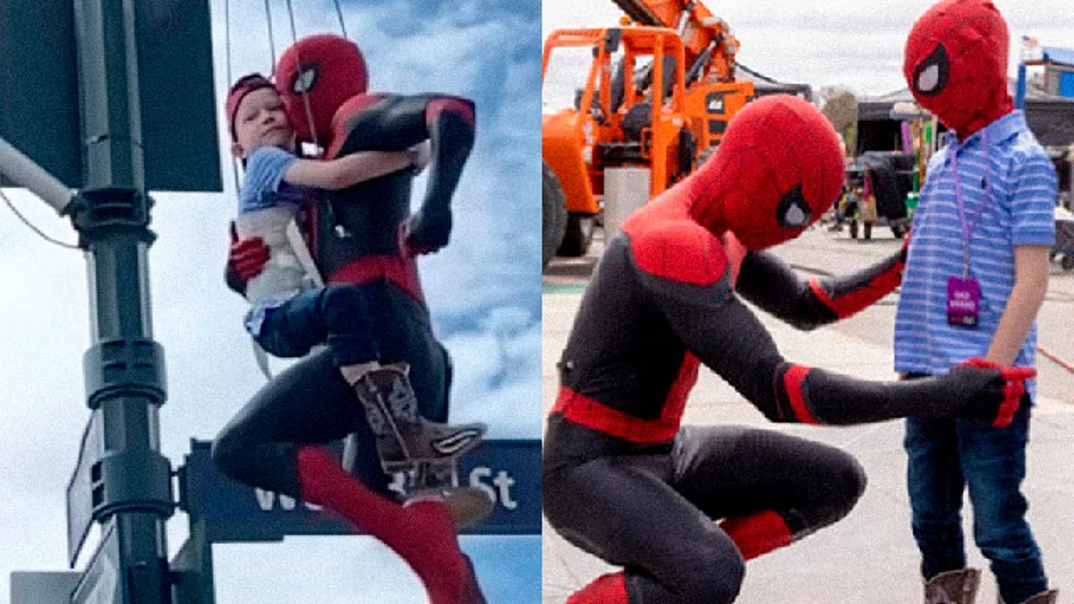 Invitan al rodaje de "Spider-Man" a niño que salvó a su hermana