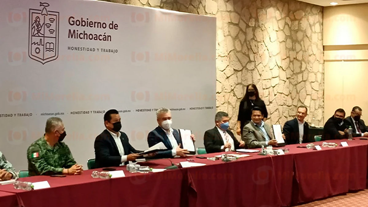 Michoacán: comunidades indígenas firman convenio de coordinación en seguridad