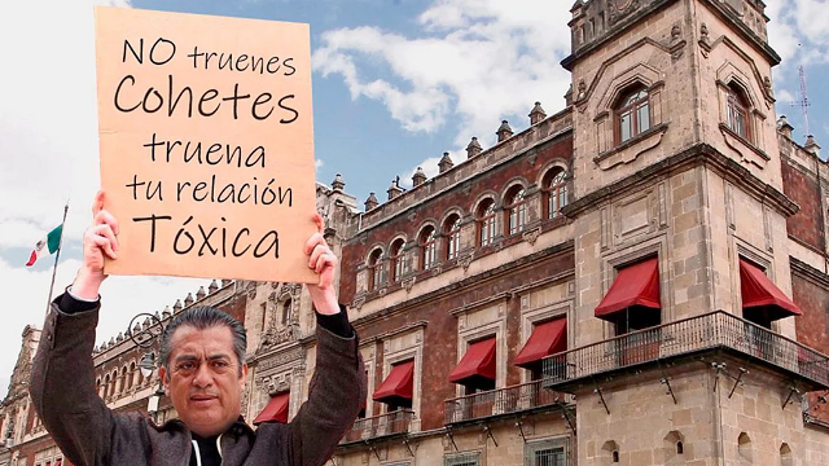 El Bronco se pronuncia contra la pirotecnia, "mejor truena tu relación tóxica"