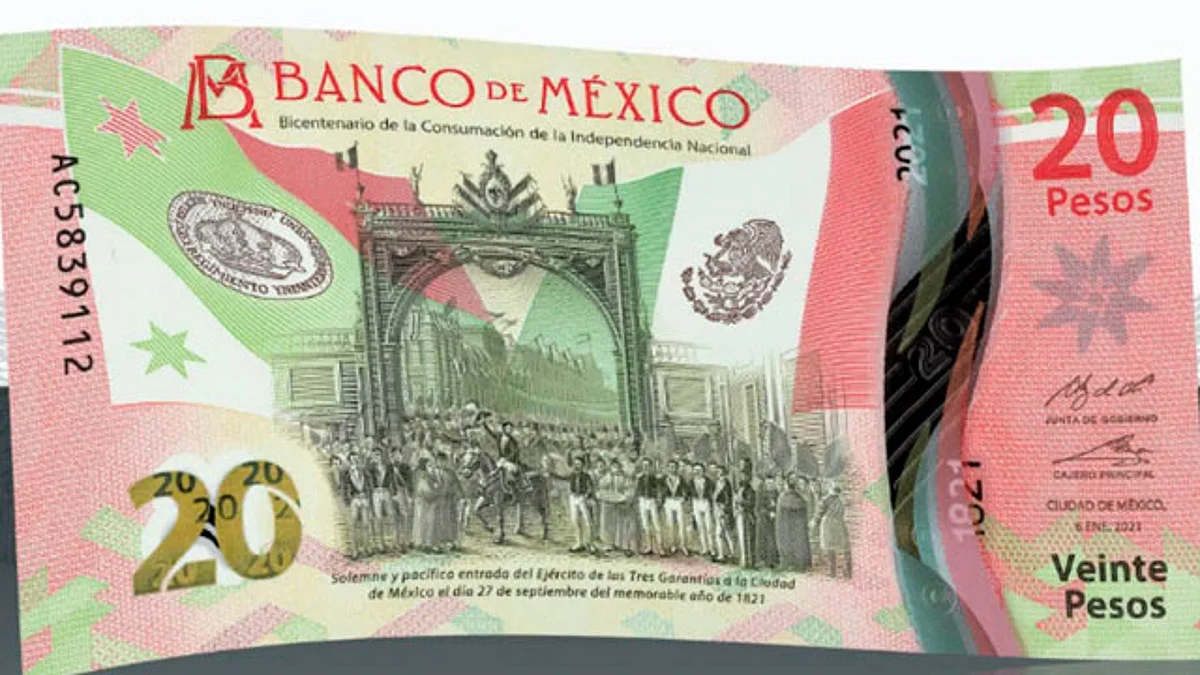 Billete de 20 pesos gana premio al mejor conmemorativo en América Latina