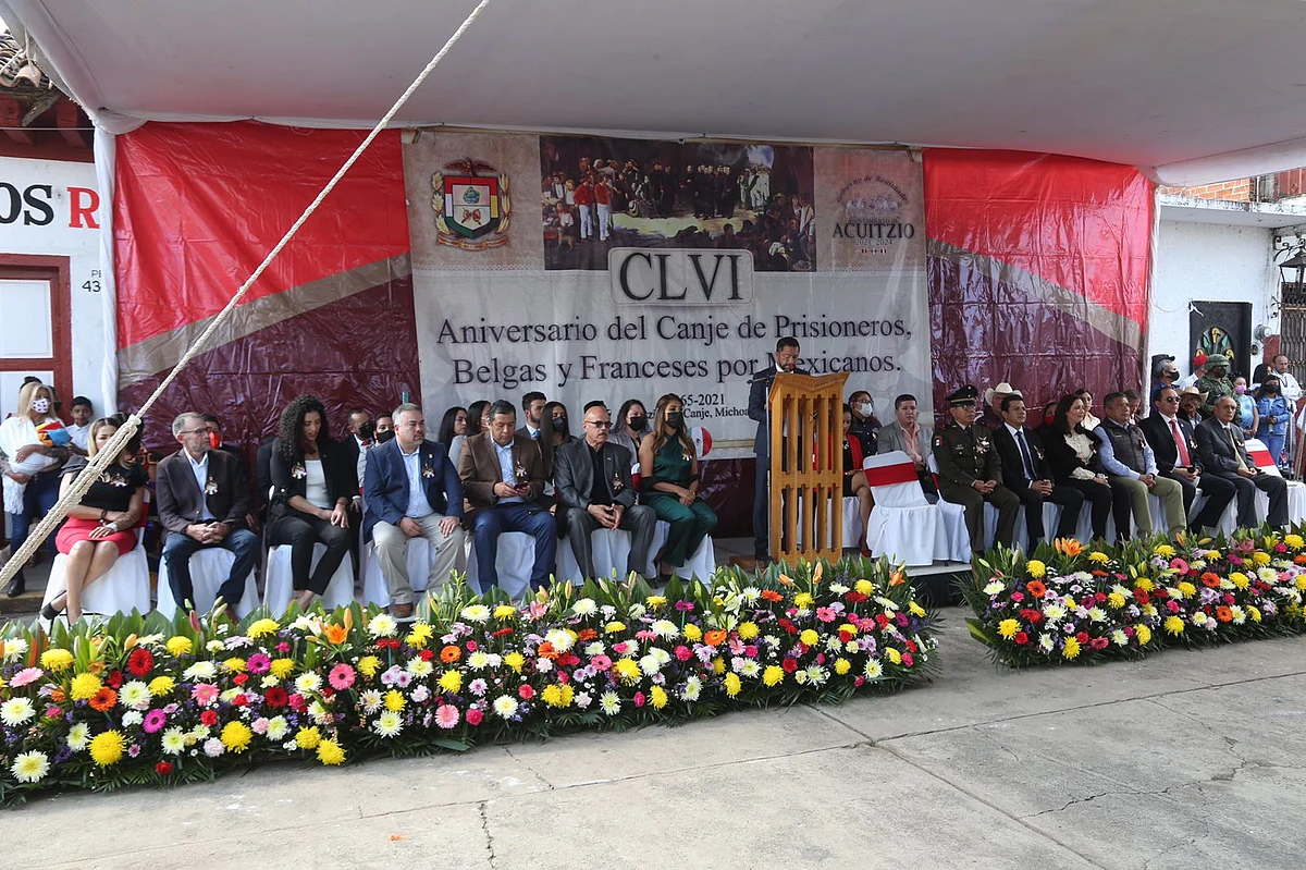 Celebran el 156° Aniversario del Canje de Prisioneros durante la Intervención Francesa