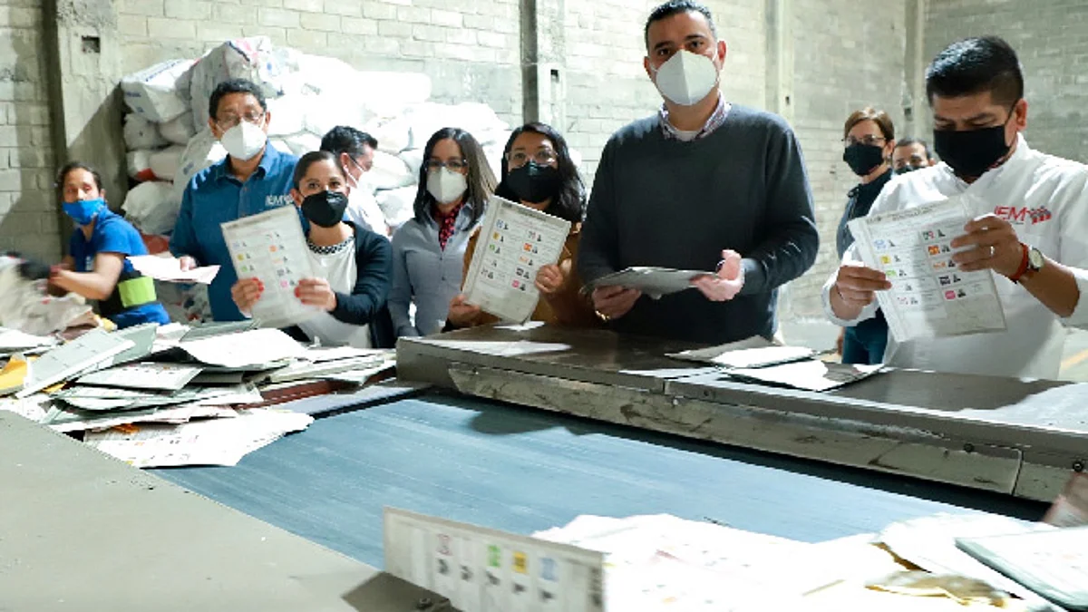 Reciclará el IEM más de 67 toneladas de documentación electoral
