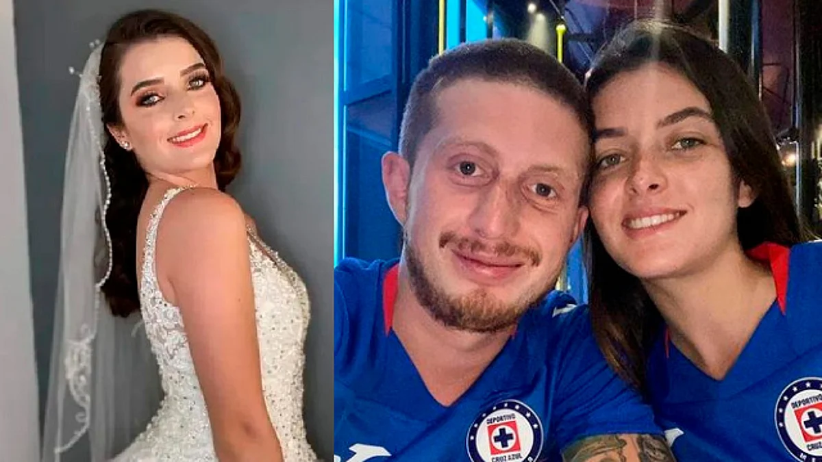 Novia de Ocaña reaparece vestida de blanco a casi dos meses de la muerte del actor
