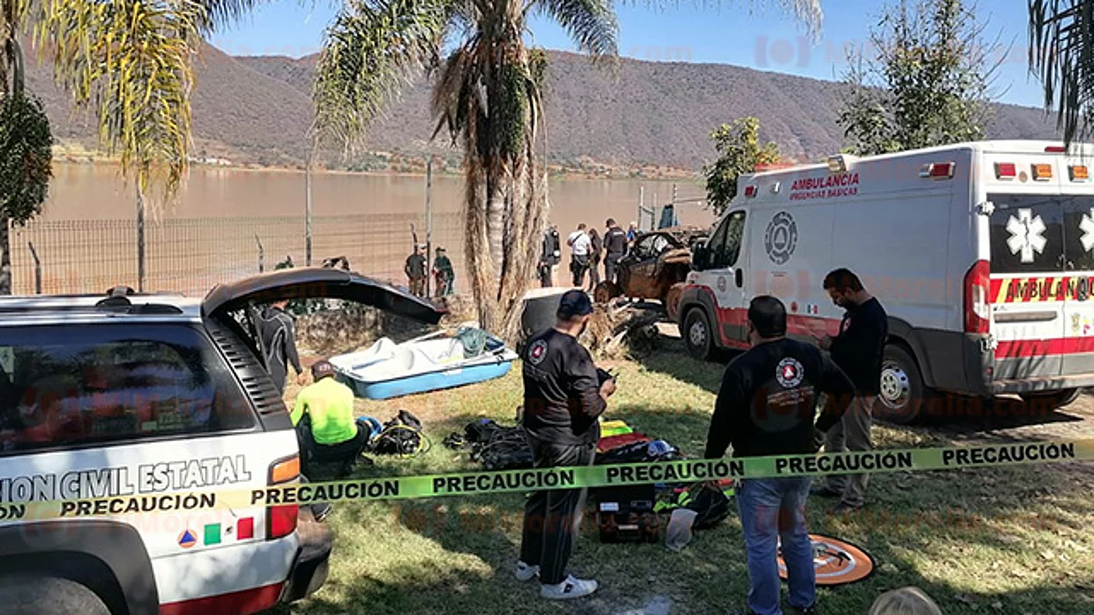 Trágica navidad: muere menor de 14 años ahogado en laguna, en Michoacán