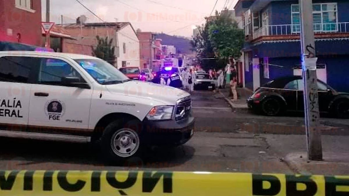 El hecho sucedió la tarde de este martes sobre la calle Punhuato casi esquina con Tancítaro