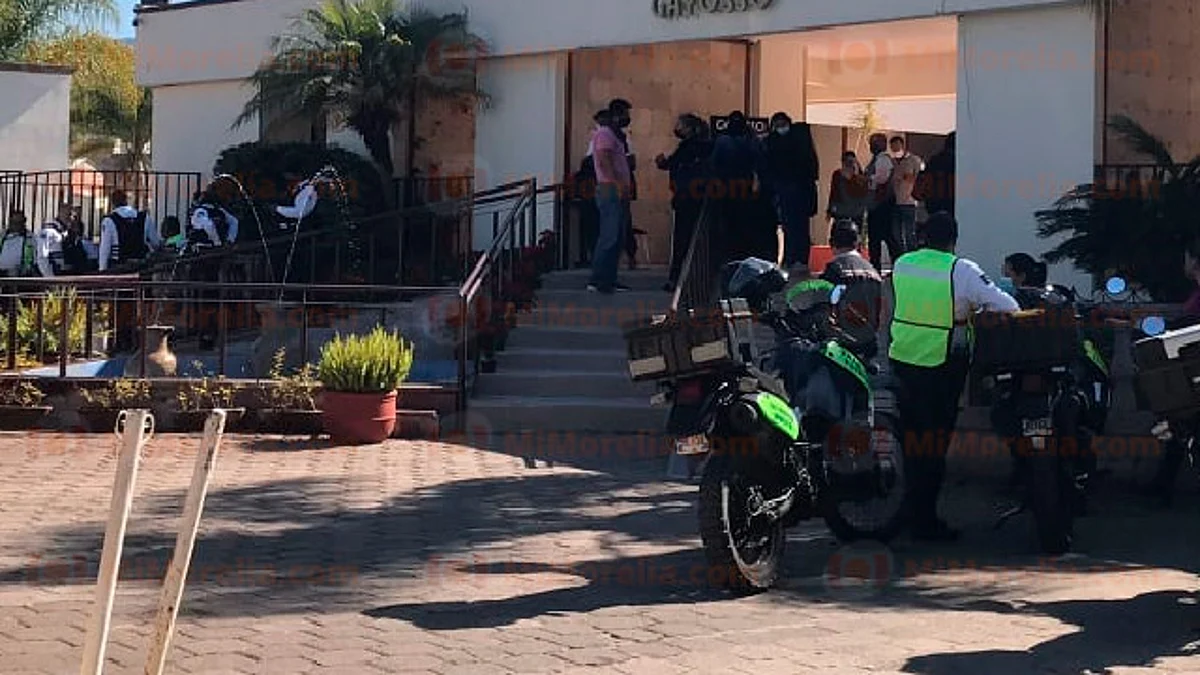 Riña entre familiares en una funeraria de Morelia moviliza a policías