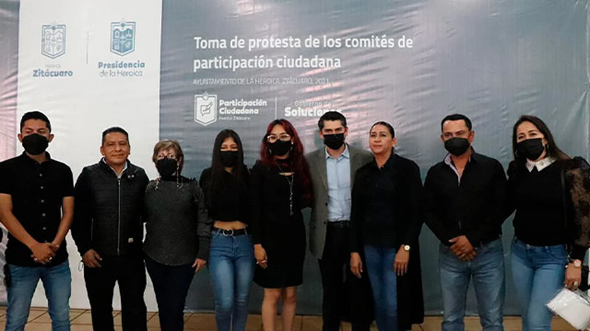 En Zitácuaro, toman protesta los comités de participación ciudadana