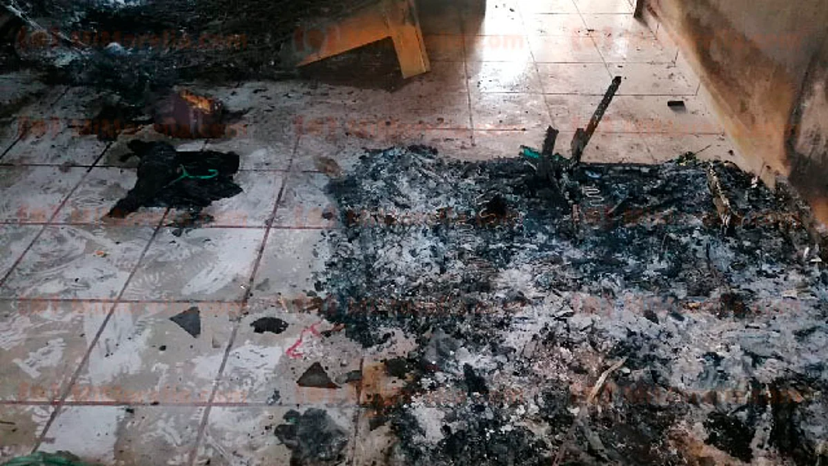 Hallan a hombre calcinado en una casa que ardía en llamas en Morelia