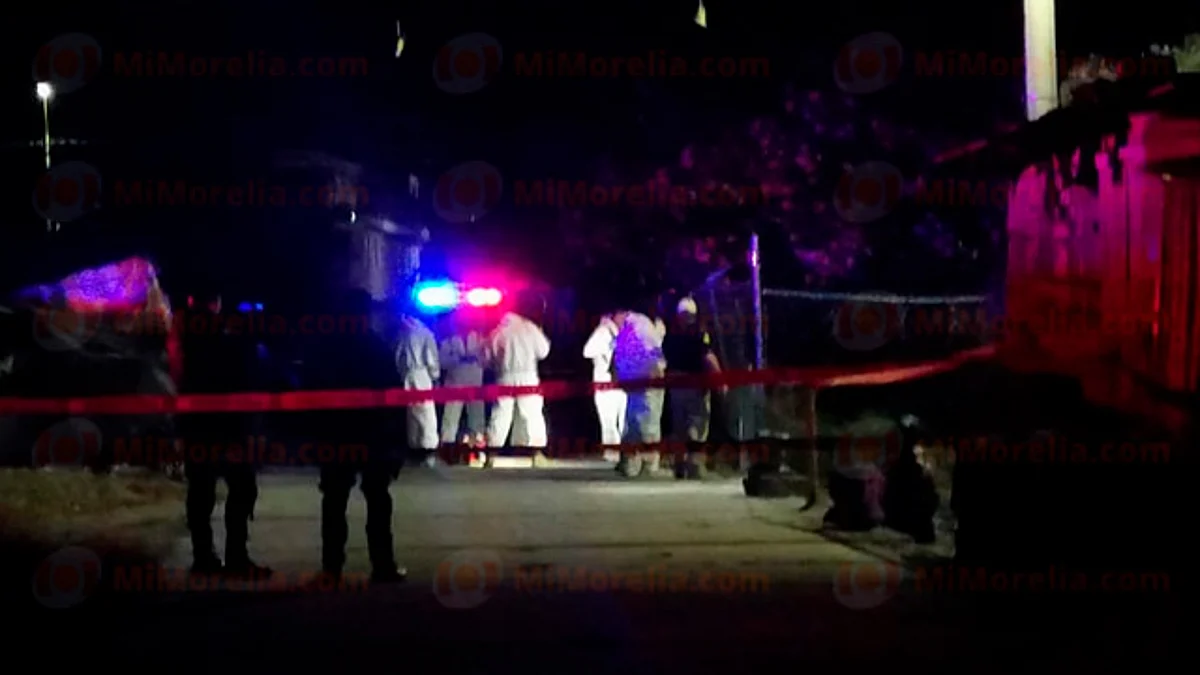 Balean a 2 personas en el fraccionamiento Santa Fe, en Morelia; uno muere
