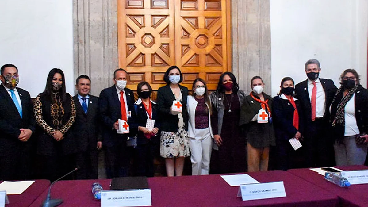 Se suma Congreso de Michoacán a Colecta Nacional Cruz Roja 2021