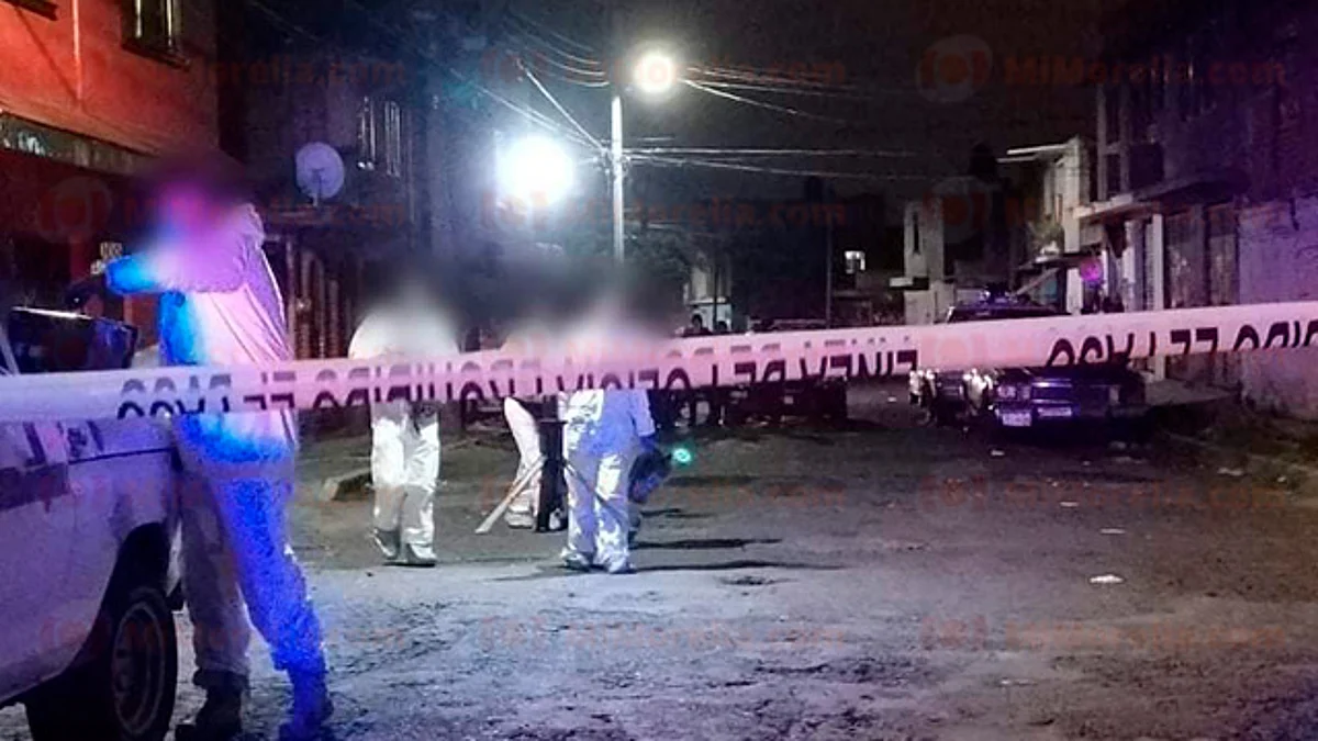 El crimen, en la colonia Javier Mina