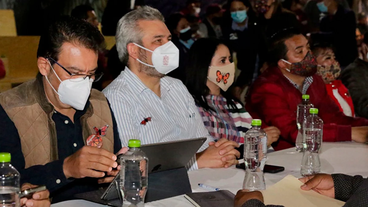 Bedolla gestiona programa "Sembrando vida" para santuarios de Monarca
