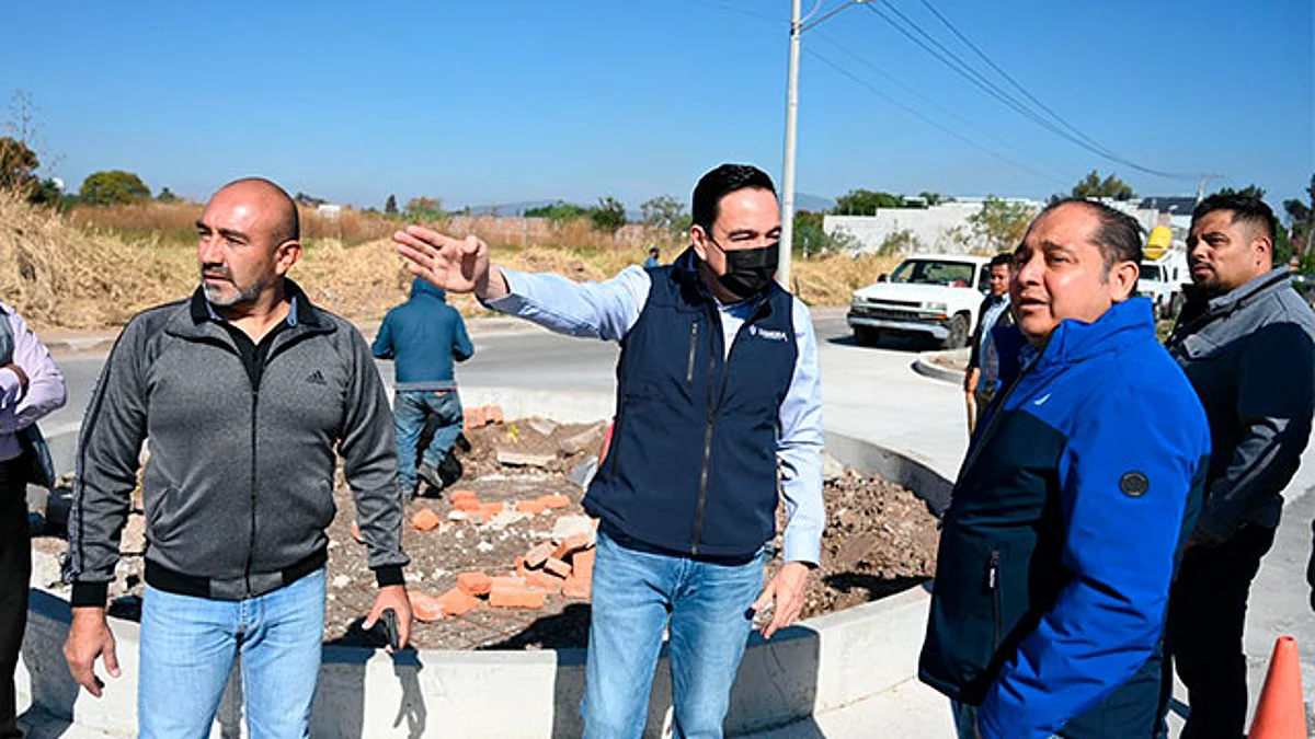 En Zamora, Carlos Soto supervisa obra en el Camino del Jericó
