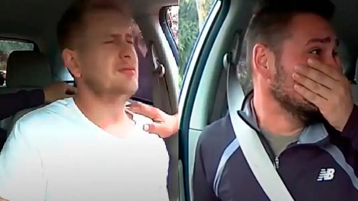 El video fue captado por una cámara que tenían los turistas al interior de su automóvil