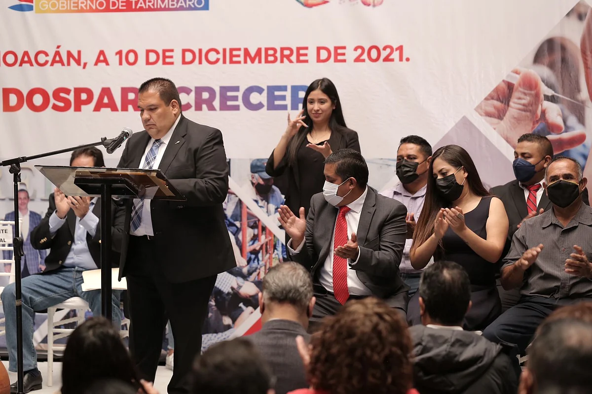 Alcalde de Tarímbaro rinde informe por primeros 100 días de gobierno