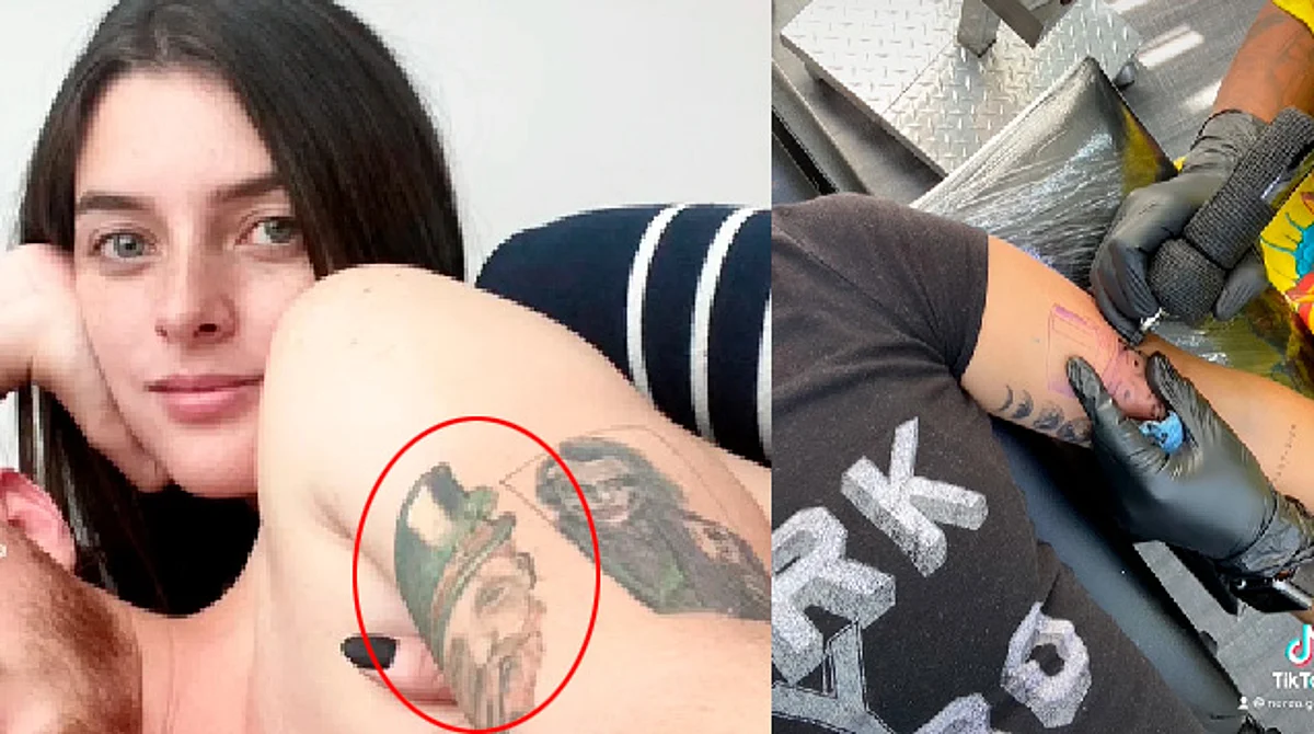 Causa polémica novia de Octavio Ocaña por tatuarse el rostro del actor
