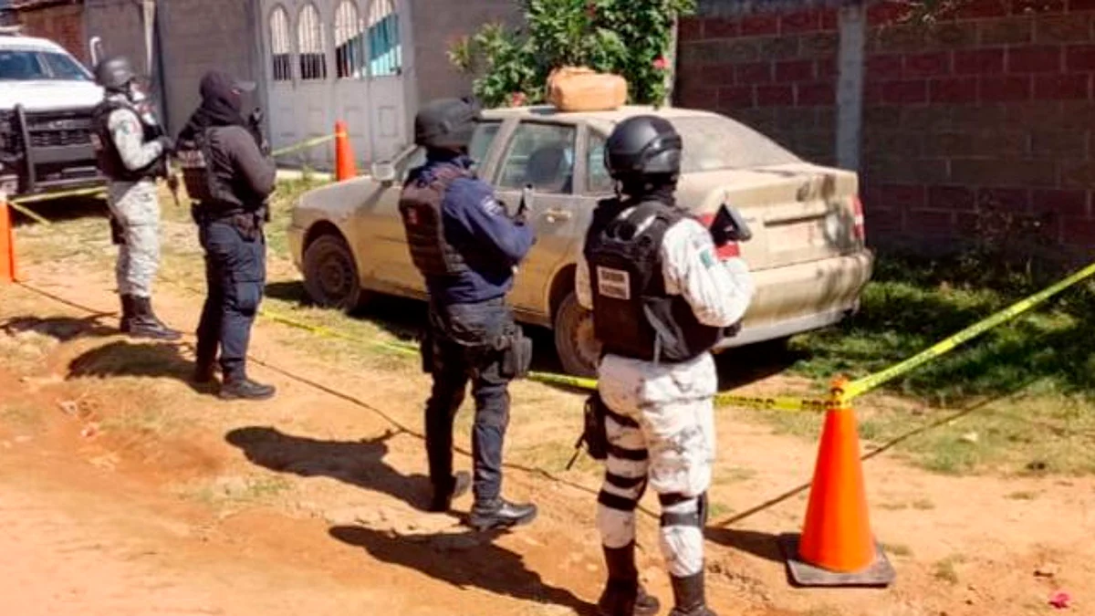 SSP y GN aseguran paquete con más de 5 kilos de marihuana, en Hidalgo