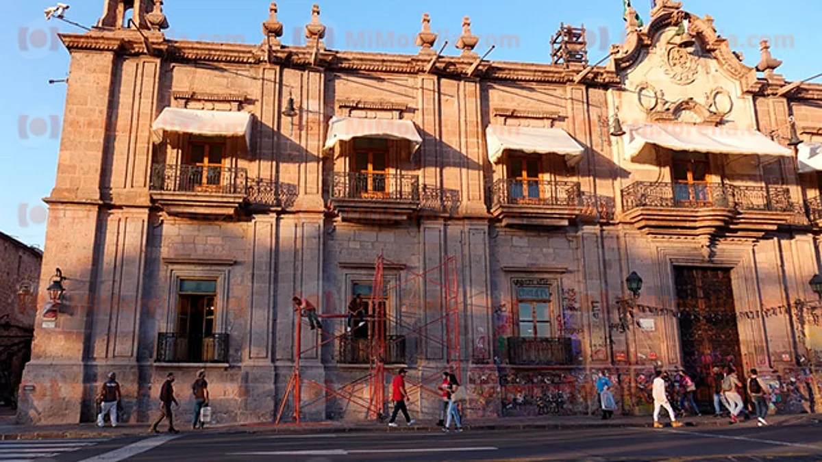 Palacio de Gobierno en Morelia será "antigraffiti": INAH