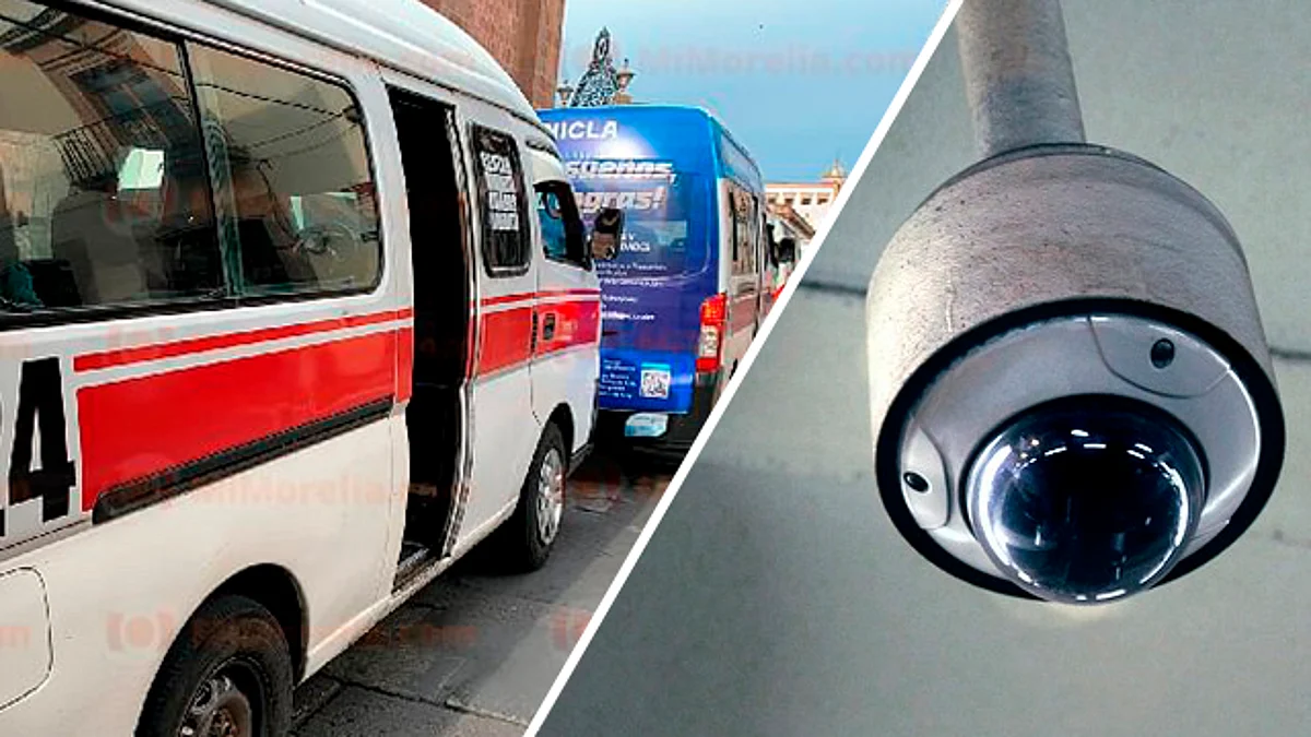 Presentan proyecto para colocar cámaras en transporte público de Michoacán