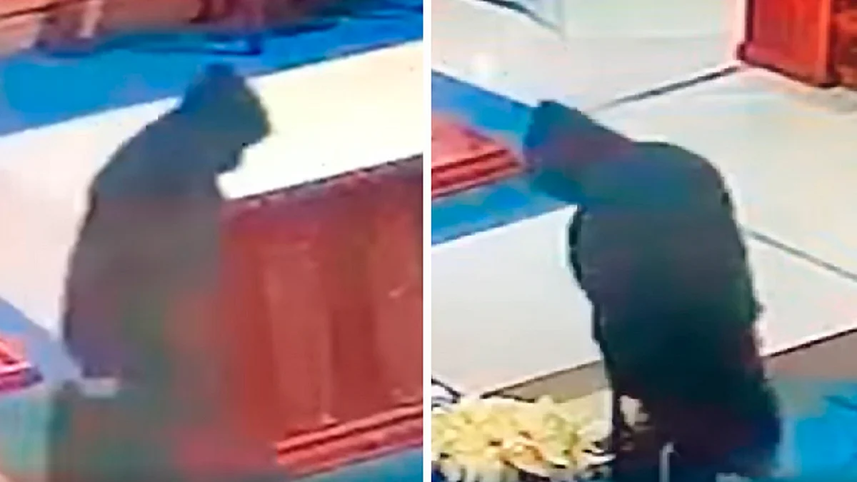 El hombre robó 5 micrófonos de la iglesia