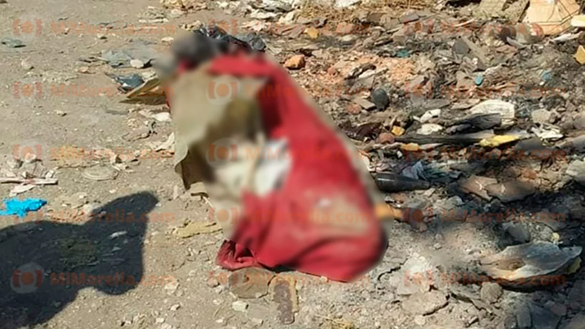 Michoacán: hallan bulto envuelto en sábanas; era un cadáver