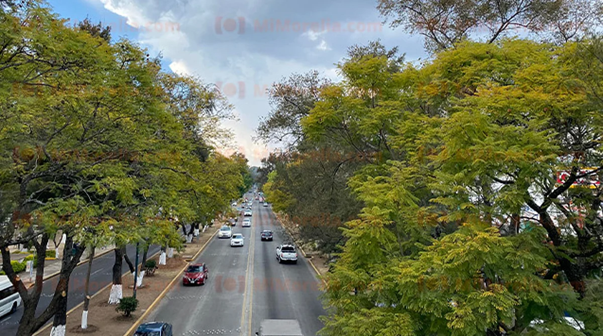 Este miércoles, máxima de 22°C en Morelia