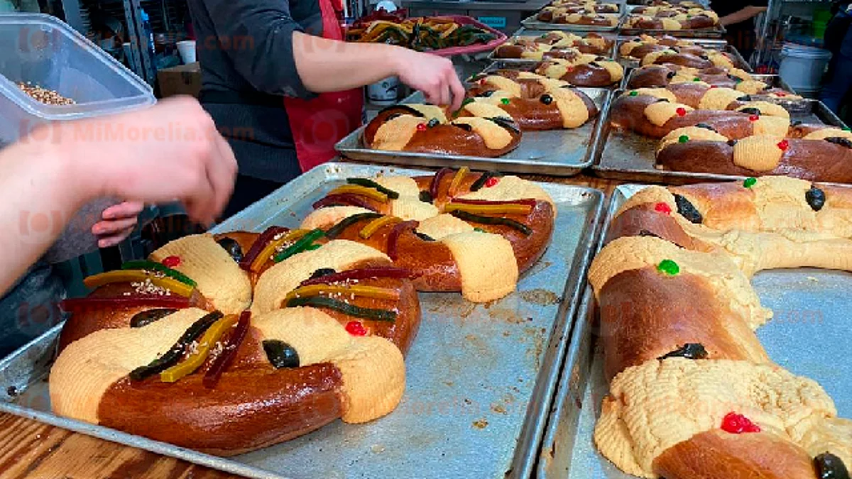 Panaderías de Michoacán, con recuperación por venta de rosca de Reyes
